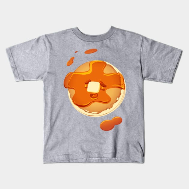 Tasty Pancake Kids T-Shirt by Niall Byrne